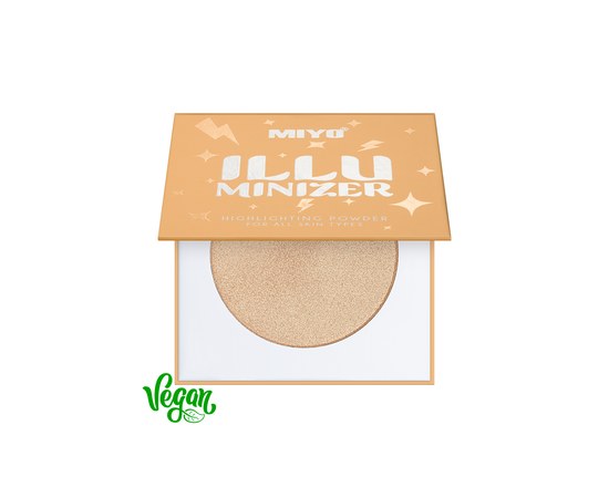 Изображение  Пудра-хайлайтер для лица и тела Miyo Illuminizer Highlighting Powder 01 Galle Light, 7 г, Объем (мл, г): 7, Цвет №: 01