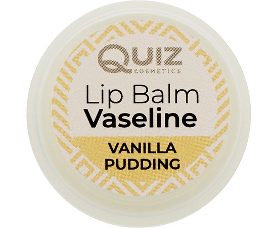 Изображение  Lip balm with Vaseline Quiz Cosmetics Vaseline Lip Therapy "Vanilla Pudding", 10 ml, Volume (ml, g): 10
