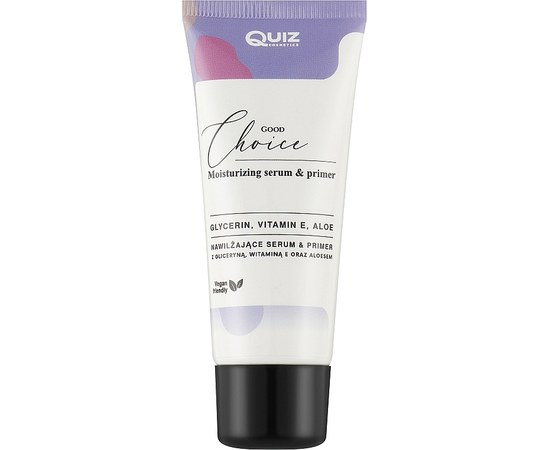 Изображение  Serum-primer for the face Quiz Cosmetics Moisturizing Serum & Primer Good Choice, 30 ml