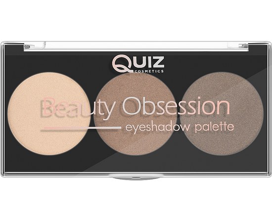 Зображення  Палетка тіней для повік Quiz Cosmetics Beauty Obssesion Eyeshadow Palette 06, 10 г, Об'єм (мл, г): 10, Цвет №: 06