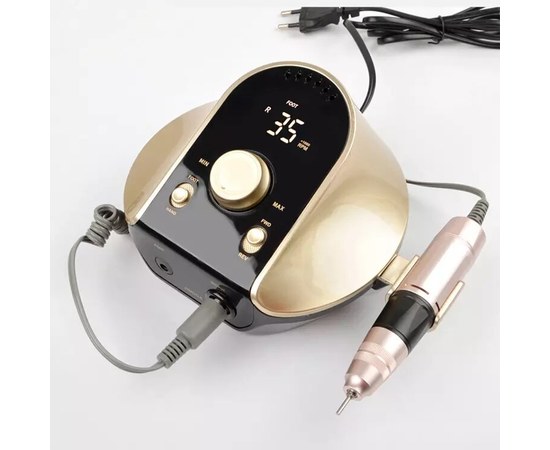 Изображение 2 Фрезер для маникюра и педикюра Nail Drill JMD-306 45 Вт 35000 об, золотой