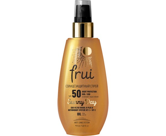 Изображение  Sunscreen spray high protection Frui Sunny Day SPF 50, 150 ml