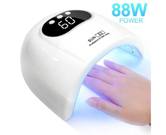 Изображение 2 Лампа для маникюра LED/UV Sun S3 USB 88 Вт, белая