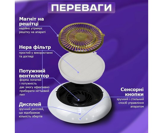 Изображение 8 JMD 803 PRO 2в1 - 60 Вт / 35 000 Білий