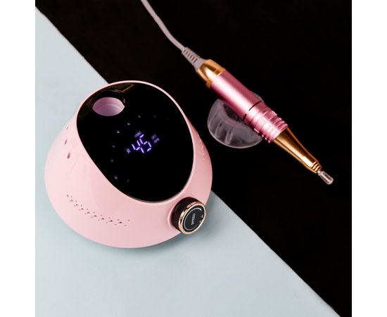 Изображение 9 Фрезер для маникюра и педикюра Nail Drill ZS-232 65 Вт 45000 об, розовый