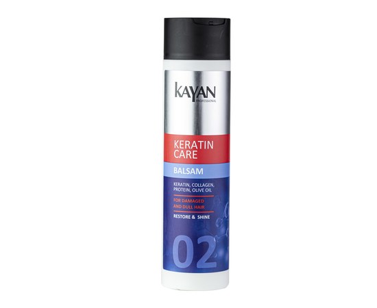 Изображение  Balm for damaged and dull hair Kayan Professional Keratin Care, 250 ml