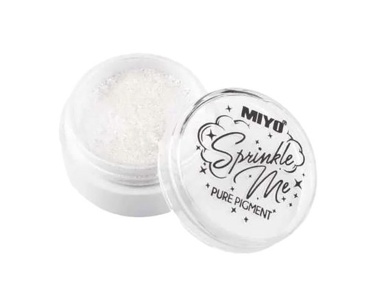 Зображення  Багатофункціональний пігмент для повік Miyo Sprinkle Me Pure Pigment 01 Blink Blink 1 г, Об'єм (мл, г): 1, Цвет №: 01