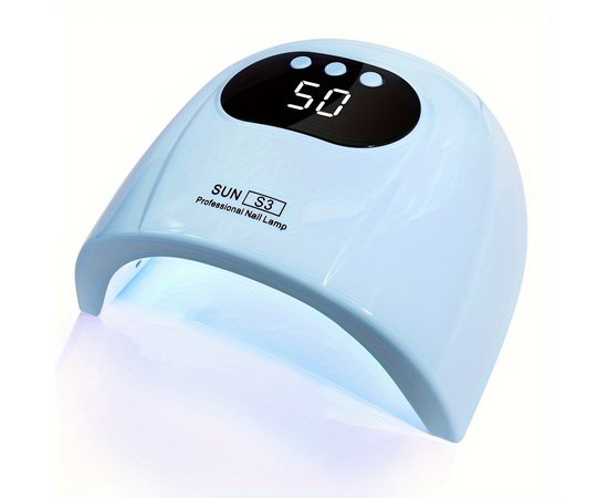 Зображення  Лампа для манікюру LED/UV Sun S3 USB 88 Вт, блакитна