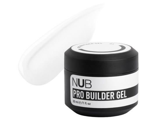Зображення  Гель моделюючий NUB Pro Builder Gel №01 прозорий, 30 мл