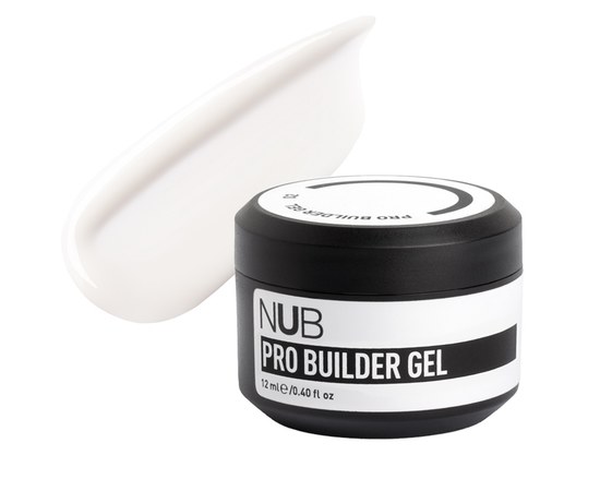 Зображення  Гель моделюючий NUB Pro Builder Gel №02 білий, 12 мл