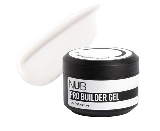 Зображення  Гель моделюючий NUB Pro Builder Gel №02 білий, 12 мл, Об'єм (мл, г): 12, Колір: 02