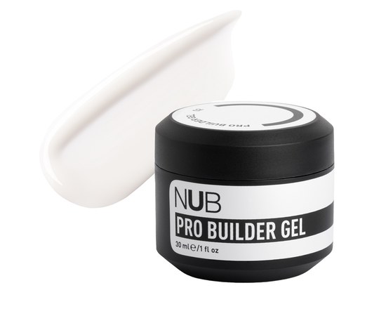 Изображение  Modeling gel NUB Pro Builder Gel No. 02 white, 30 ml