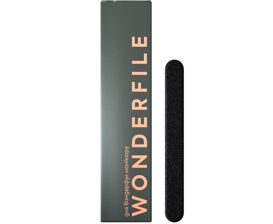 Изображение  Glue files Wonderfile in black (130x15 mm 150 grit 50 pcs)