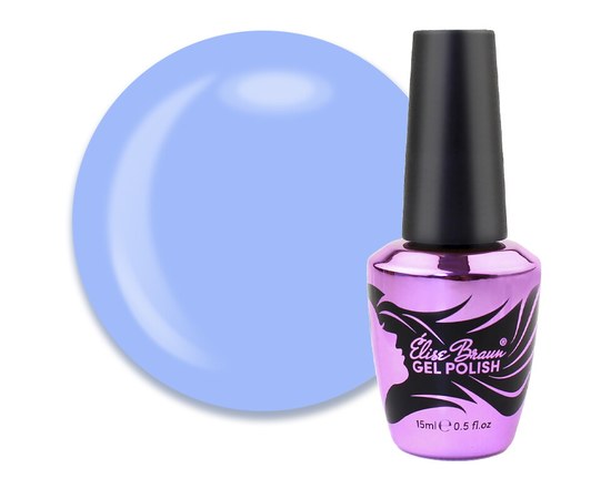 Изображение  Camouflage base for gel polish Elise Braun Cover Base No. 73 lilac-blue, 15 ml, Volume (ml, g): 15, Color No.: 73