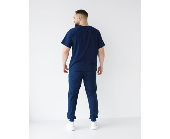 Изображение  Medical suit for men Arizona blue s. 46, "WHITE COAT" 482-322-924, Size: 46, Color: blue