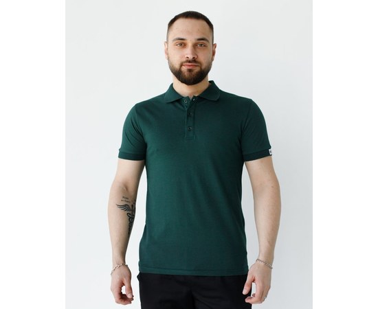 Изображение  Medical polo shirt for men light green s. XL, "WHITE COAT" 148-485-677, Size: XL, Color: светло-зеленый