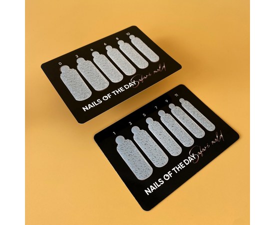 Изображение 2 Silicone molds for upper forms Nails of the Day Wild Safari Leopard Type 13.12 pcs