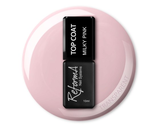 Изображение  Top without sticky layer ReformA Top Milky Pink, 10 ml, Volume (ml, g): 10, Color No.: Milky Pink