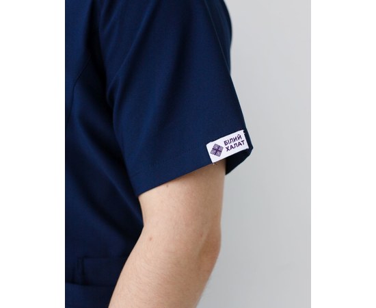 Изображение 4 Medical suit for men Arizona blue s. 46, "WHITE COAT" 482-322-924, Size: 46, Color: blue