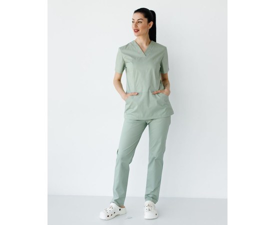 Изображение  Medical women's suit Topaz pistachio s. 42, "WHITE COAT" 488-396-705, Size: 42, Color: pistachio