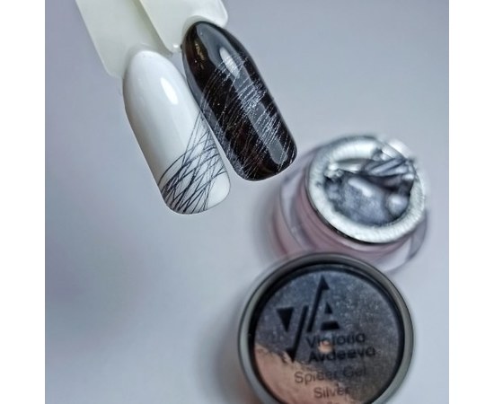 Изображение  Victoria Avdeeva Spider Gel Silver, 8 g, Volume (ml, g): 8, Color No.: Silver