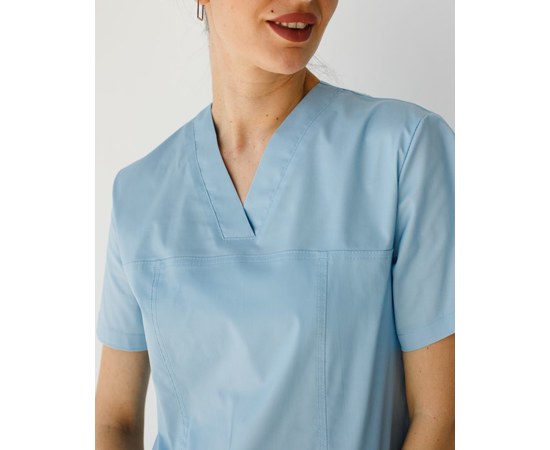Изображение 4 Medical women's suit Topaz azure s. 52, "WHITE COAT" 488-333-708, Size: 52, Color: azure