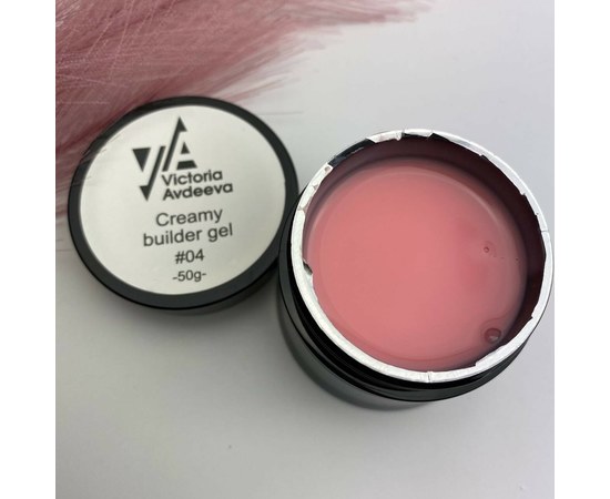 Зображення  Моделюючий крем-гель Victoria Avdeeva Creamy Builder Gel №05, 50 мл , Об'єм (мл, г): 50, Цвет №: 05, Колір: Рожевий