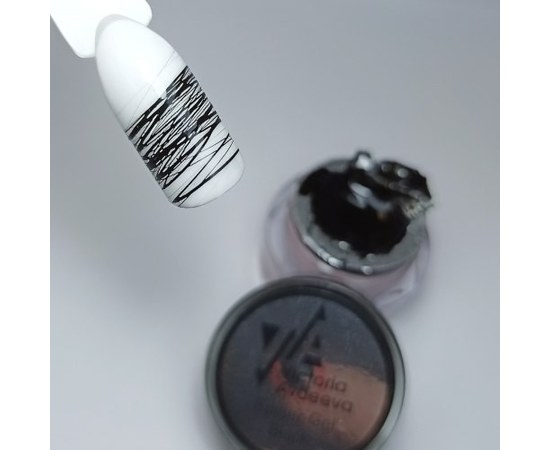 Изображение  Victoria Avdeeva Spider Gel Black, 8 g, Volume (ml, g): 8, Color No.: Black