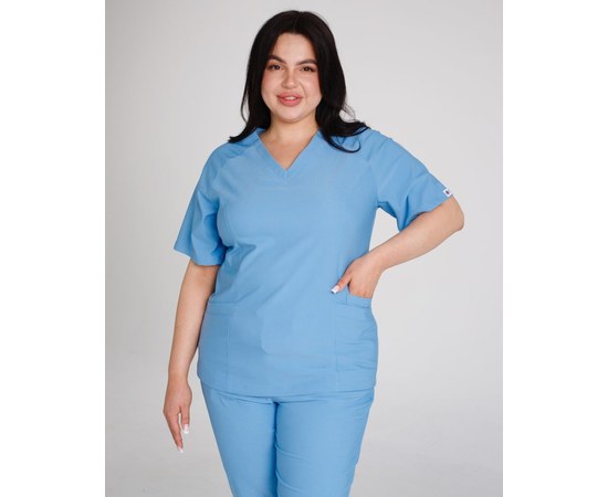 Изображение 3 Medical women's suit Arizona blue s. 40, "WHITE COAT" 468-508-924, Size: 40, Color: blue light