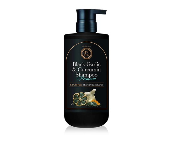 Зображення  Преміальний кондиціонер для волосся з екстрактом чорного часнику Daeng Gi Meo Ri Black Garlic & Curcumin Treatment, 500 мл