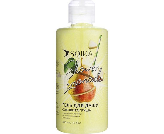 Изображение  Shower gel Soika Shower Lemonade Juicy Pear, 300 ml