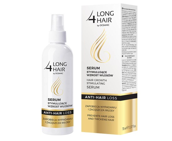 Зображення  Сироватка для стимуляції росту волосся Long4Hair Anti Hair-Loss Serum, 70мл