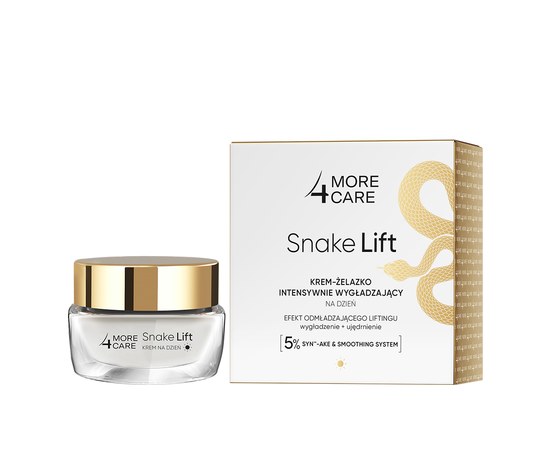 Изображение  Intensive smoothing day cream for face More4Care Snake Lift, 50 ml
