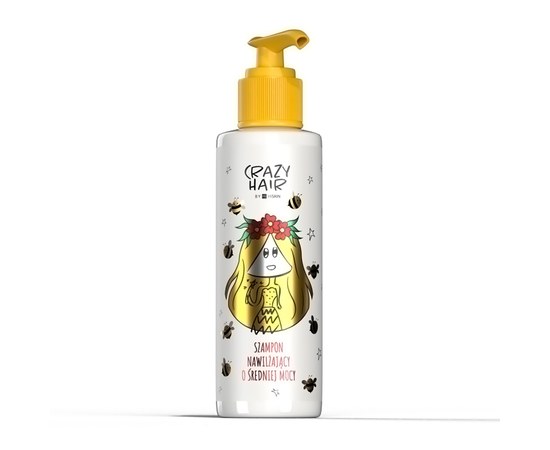 Изображение  Strengthening hair shampoo HiSkin Crazy Hair Honey, 300 ml