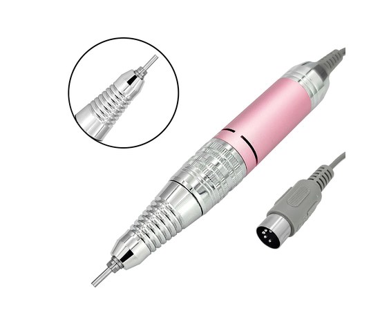Изображение  Ручка для фрезера Premium ZS 711/717 65 Вт 35 000 об (5 канальный разъем), розовая