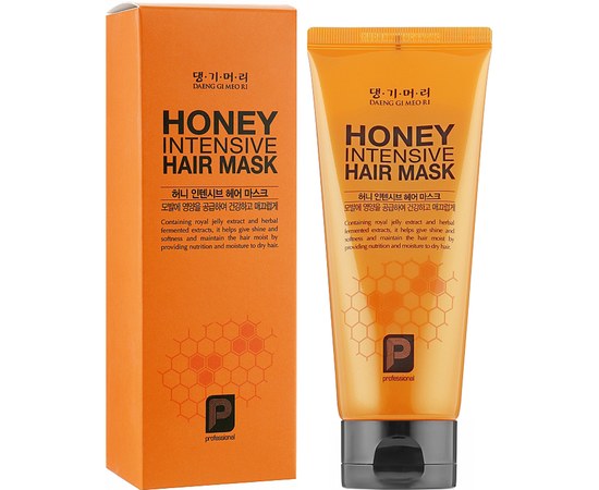 Изображение  Интенсивная маска для восстановления волос Медовая терапия Daeng Gi Meo Ri Professional Honey Intensive Hair Mask, 150 мл, Объем (мл, г): 150