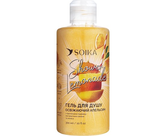 Изображение  Shower gel Soika Shower Lemonade Refreshing Orange, 300 ml