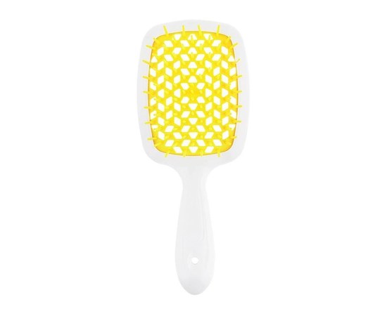 Изображение  Расческа для волос Janeke Superbrush White&Yellow SP226BIA GIA белая с желтым