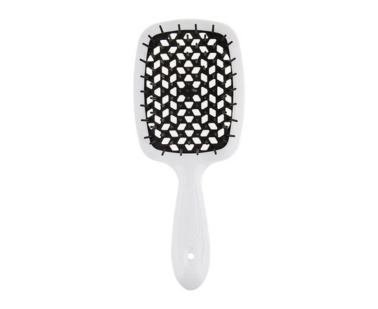 Зображення  Щітка масажна для волосся Janeke Superbrush White&Black SP226BIA біла з чорним