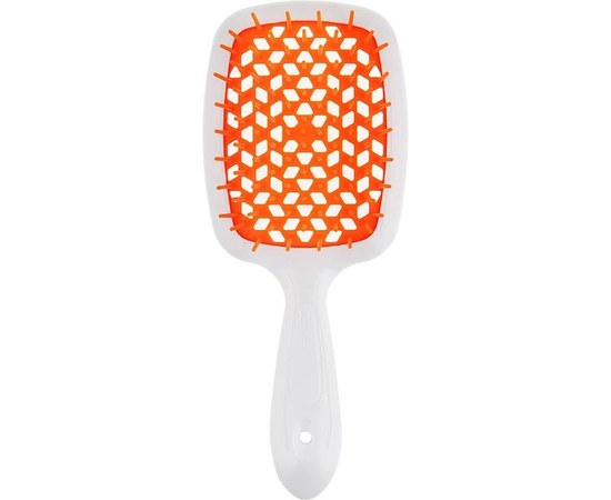 Зображення  Щітка масажна для волосся Janeke Superbrush White&Orange SP226BIA ARA біла з помаранчевим