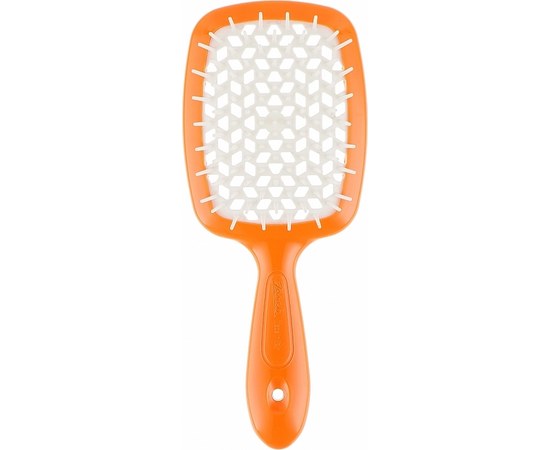 Зображення  Щітка масажна для волосся Janeke Superbrush Small Orange&White 82SP234 ARA помаранчева з білим