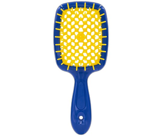 Зображення  Щітка масажна для волосся Janeke Superbrush Blue&Yellow 86SP226 BLG синя з жовтим
