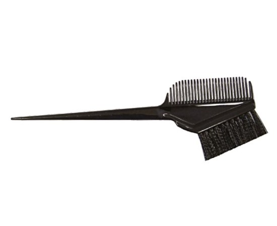 Изображение  Large coloring brush with comb TICO Professional (500001) black