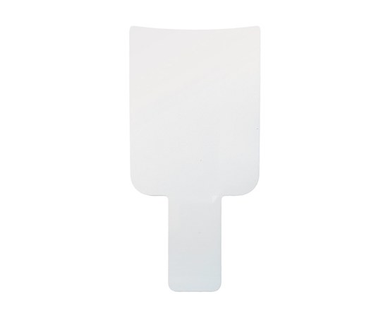 Изображение  Лопатка для окрашивания без зубцов TICO Professional (500406) белая 10,7 см