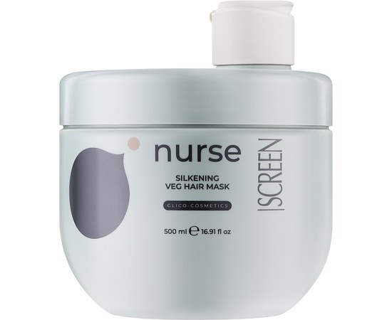 Зображення  Поживна маска для волосся Screen Purest Nurse Silkening Veg Hair Mask, 500 мл, Об'єм (мл, г): 500