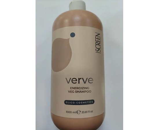 Изображение  Шампунь для профилактики выпадения волос Screen Purest Verve Energizing Veg Shampoo, 1000 мл, Объем (мл, г): 1000