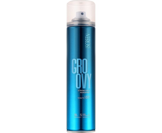 Изображение  Лак для волос сильной фиксации Screen Groovy Strong Hold Hair Spray, 100 мл, Объем (мл, г): 100