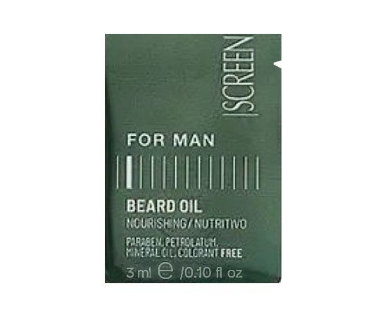 Зображення  Живильне масло для бороди Screen For Man Beard Oil, 3 мл