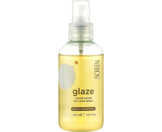 Зображення  Спрей для захисту кольору волосся Screen Purest Glaze Color Saver Veg Hair Spray, 150 мл