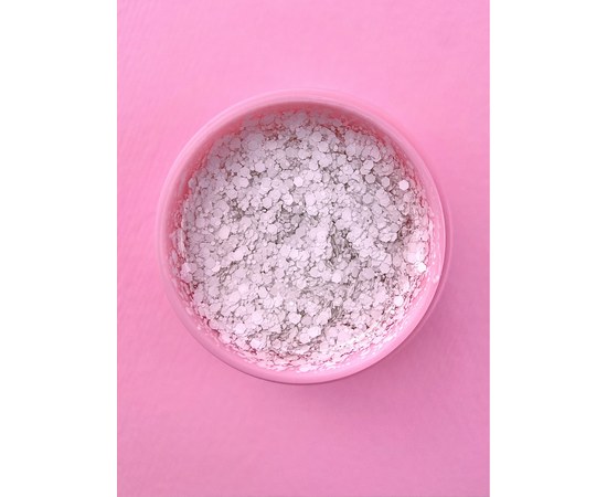 Изображение 3 Гель с блестками для ногтей LUNAMoon Bubble Gel №1, 5 мл, Объем (мл, г): 5, Вариант: 01, Цвет: Молочный